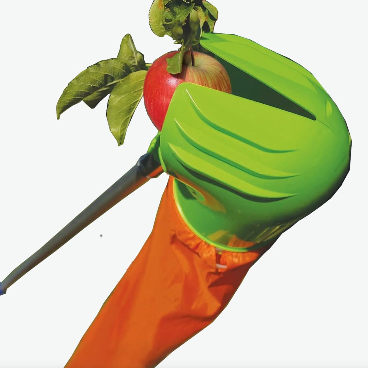 Easy Pickins EP-FH-1 Fruit Picker Basket with Funnel, Green