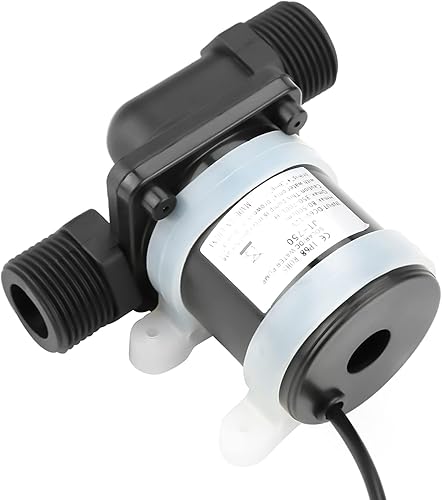 Miniatura 7 de Mini impulso de circulación de CC, mini bomba de circulación de agua caliente en línea 212.0 F 12V 40 212.0 F