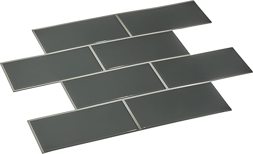 Miniatura 9 de Avant Decor 8 azulejos  Azulejos de metro medianos de gel 3D  Azulejos para salpicaduras de cocina y baño  PVC grueso  10.6 x 12.6 pulgadas