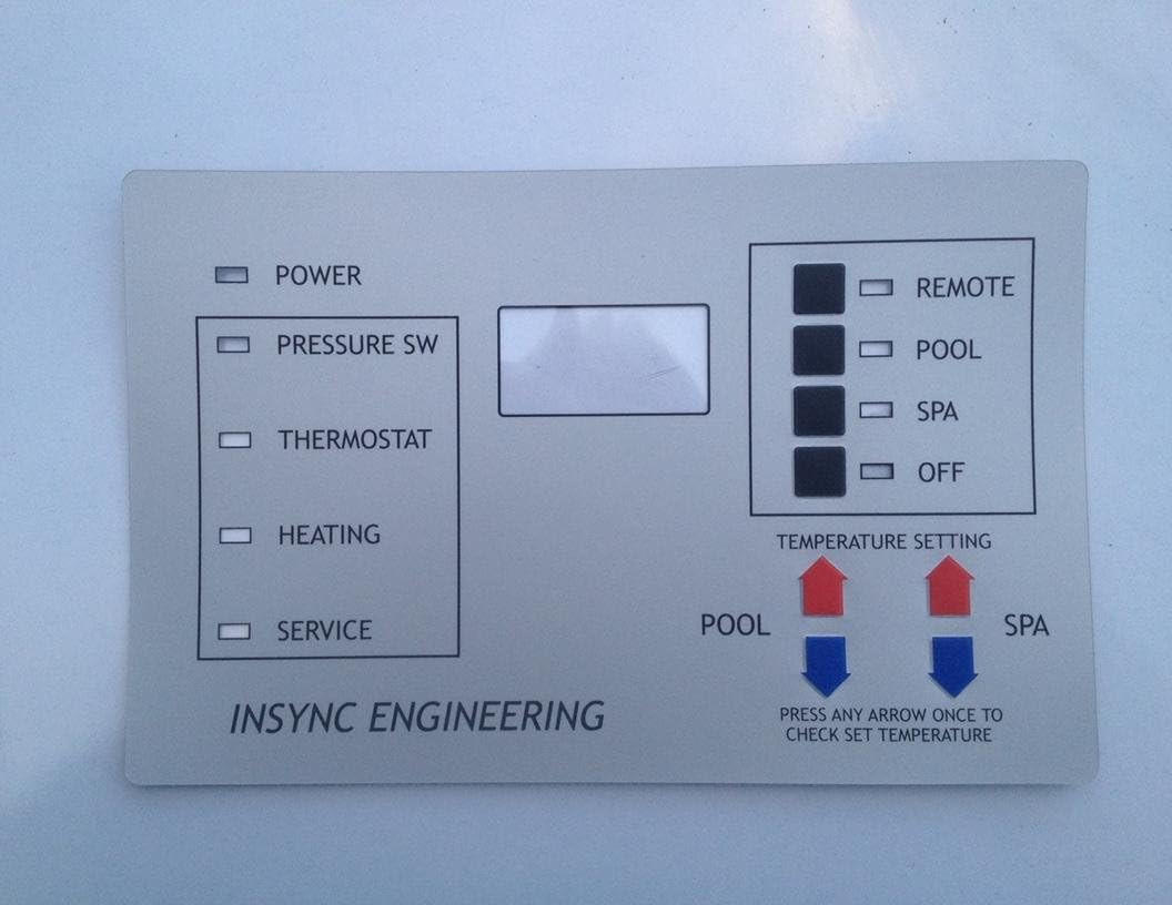 Pentair 471548 Control Panel Cover Replacement MiniMax Pool and Spa Heater Patio