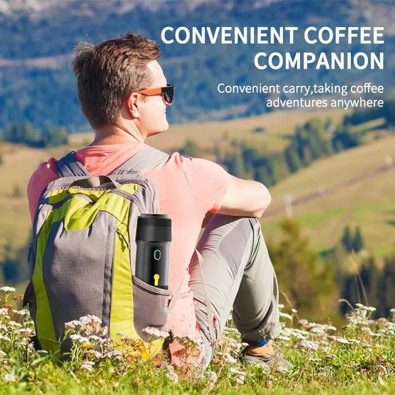 Tragbare 3-in-1-Kapselmaschine, kompatibel mit Nespresso Dolce Gusto und gemahlenem Kaffee, tragbare Mini-Kaffeemaschine, mehrere Kapseln, tragbar, klein, universell – Bild 6