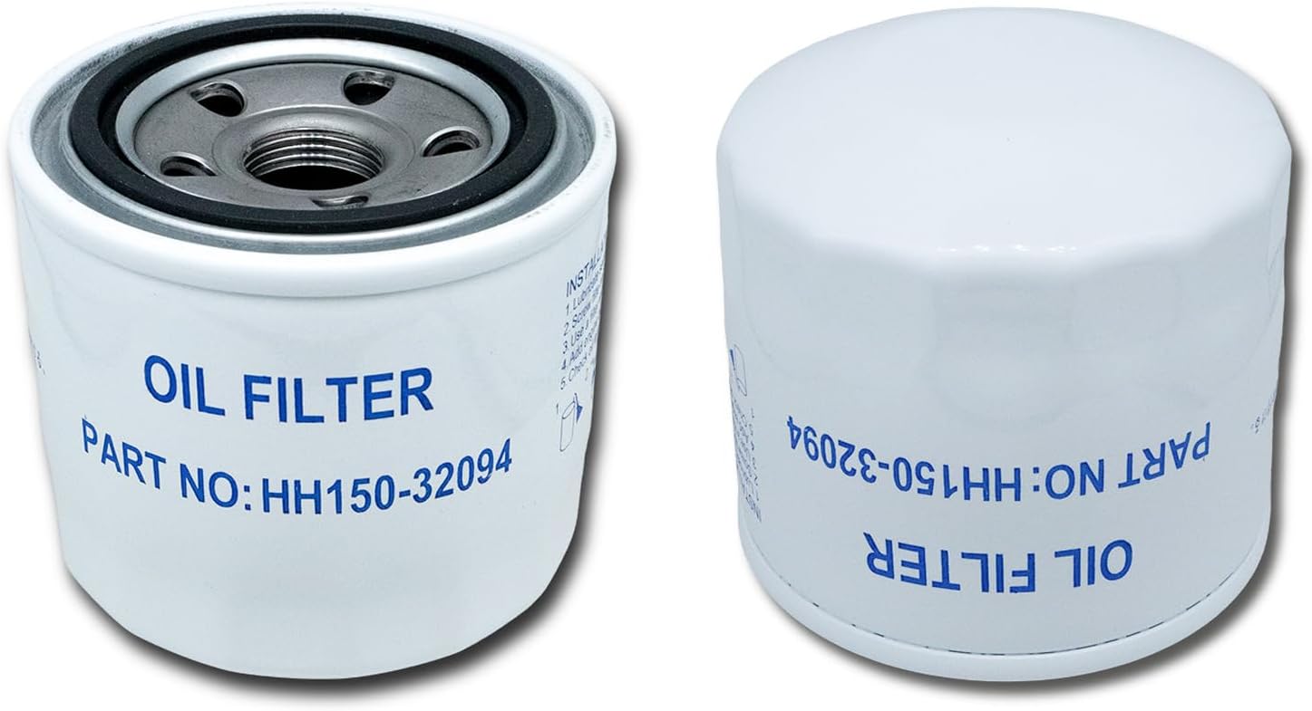 2pcs Oil Filters HH150-32094 Compatible with Kubota BX2200D BX22D BX23D B20 B21 B26 ZD1211 ZD1211 ZD25 ZD28 ZD326 ZD331 ZG327 B5100 B5200 B6100 B6200 B7100 B7200 Tractors