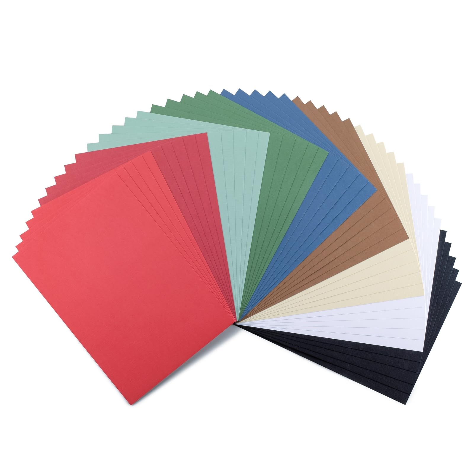 Florence Cardstock Linnenkarton 30,5 x 30,5 cm - 45 st. Pastel
