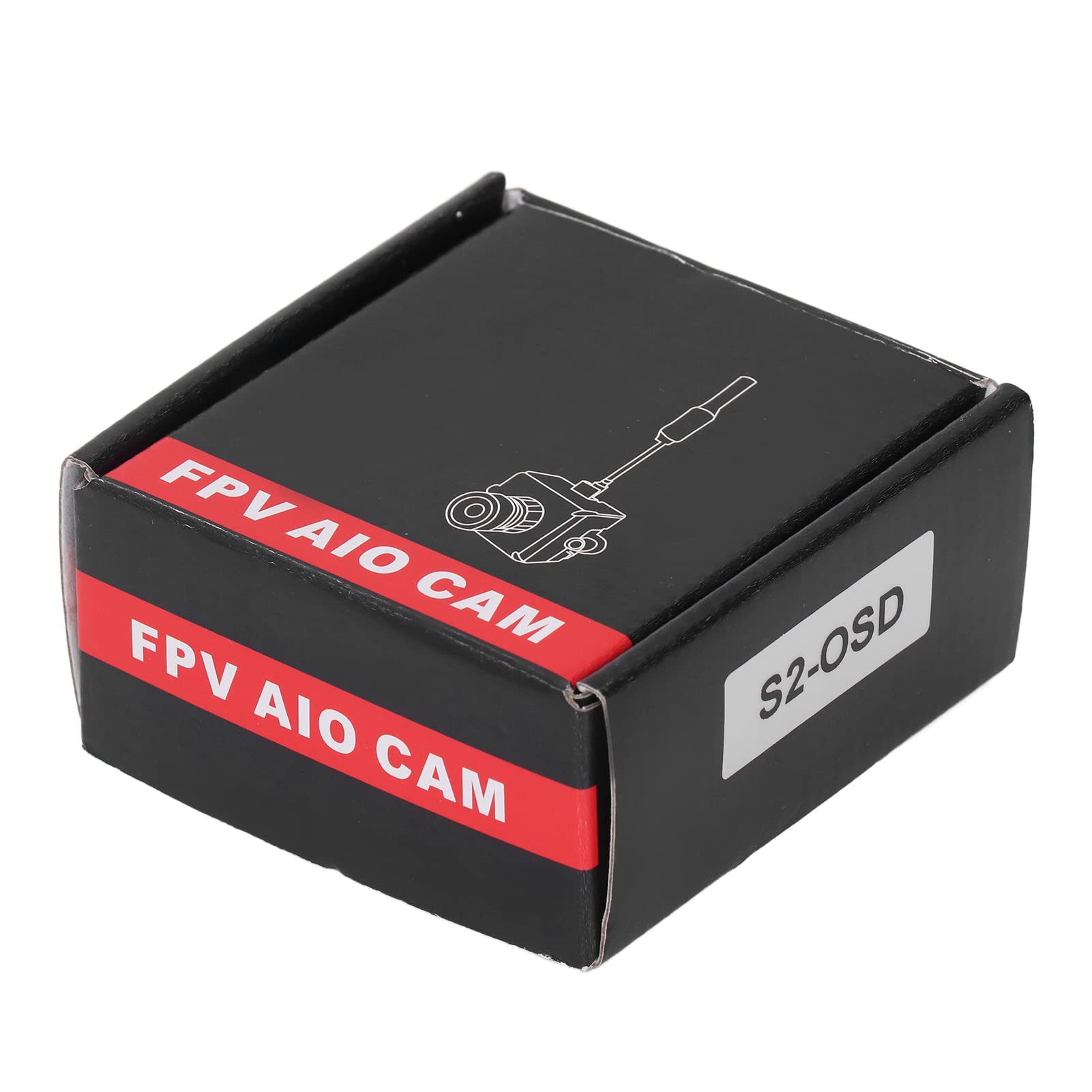 Socobeta Telecamera FPV, Telecamera FPV RC Commutabile Ntsc e Pal in Plastica con Buone Prestazioni per Formati Video Ntsc e Pal