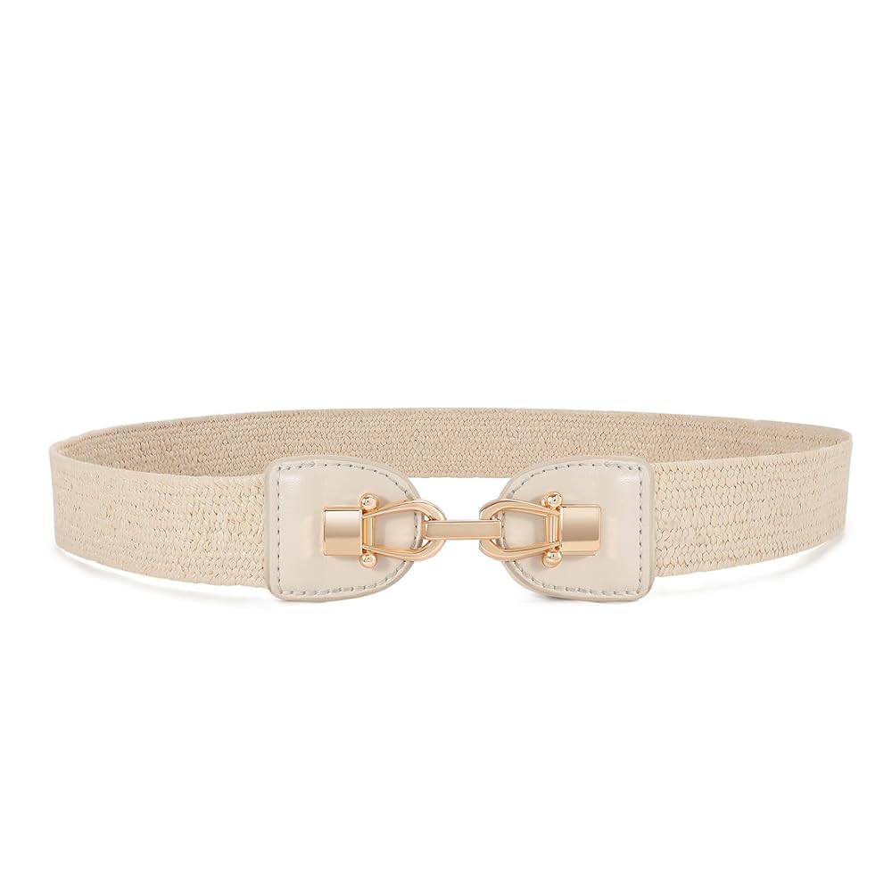 Amazon.com: JASGOOD Straw Woven Elastic Waist Belt for Women Amazon.com: JASGOOD Straw Woven Elastic Waist Belt for Women
