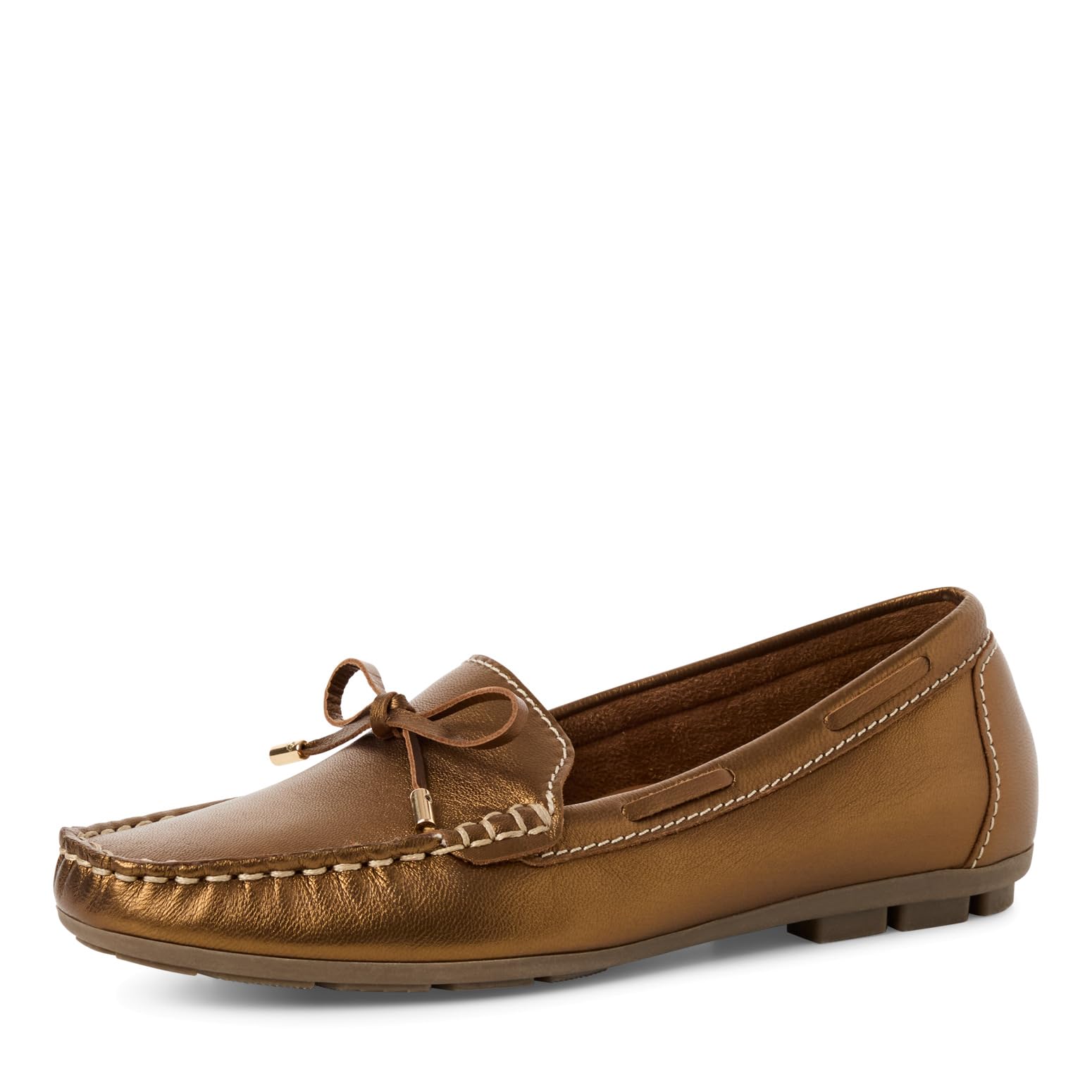 MARCO TOZZI Women's 2-24609-44 Metallic Moccasins, 41 EU, Metallic, 8.5 UK
