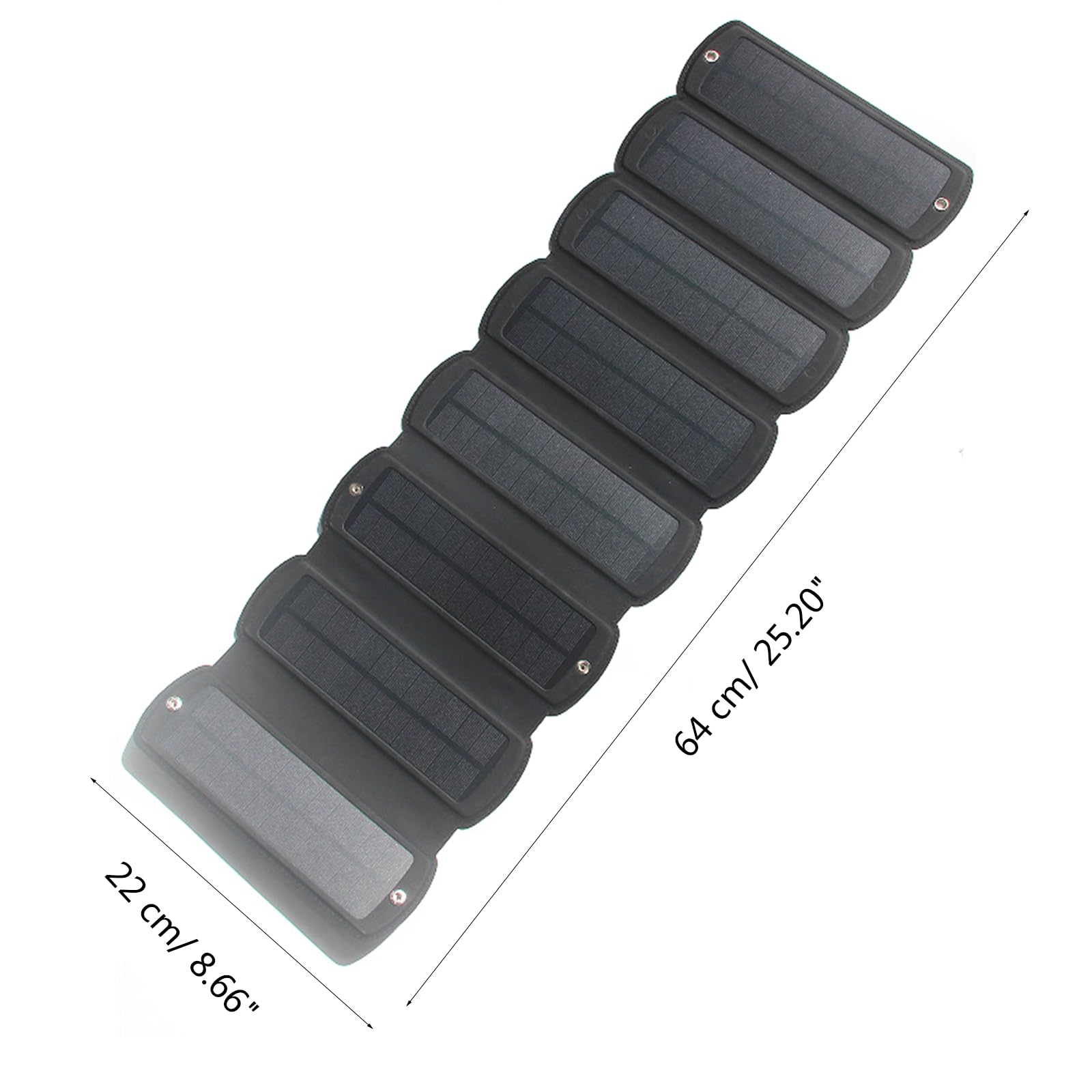 Cargador de panel solar plegable de 16 W y 5 V para herramientas