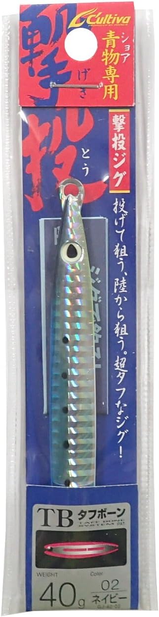 Owner (Owner) Metal Jig Lure gj – 40 撃投 Jig G Navy # 02 31844