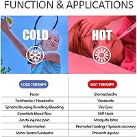 Vista 6 de Boo Boo - Bolsas de hielo frío y caliente para aliviar el dolor, bolsas de almuerzo, bolsas de hielo, paquete de hielo de gel reutilizable