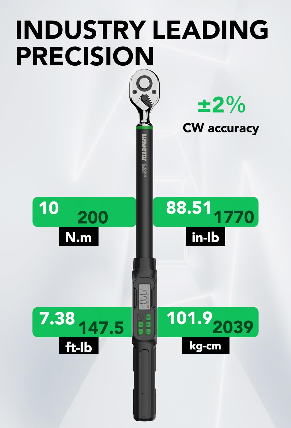 Llave Dinamometrica Digital (10-200 NM)