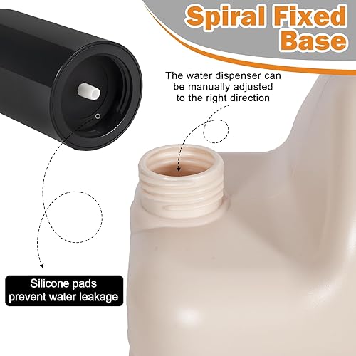 Miniatura 4 de Jarra de agua de 5 galones con dispensador de agua automático crema recargable