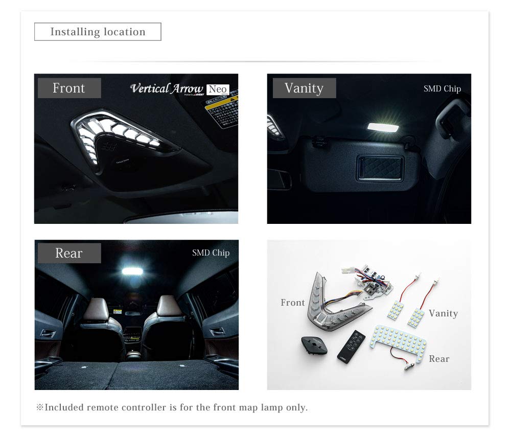 Amazon | C-HR LED ルームランプ ユニット AVEST Vertical Arrow Neo