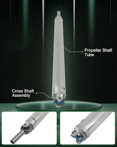 Vista 310 de SCITOO Longitud del eje de hélice del eje de transmisión delantero 36.2 pulgadas compatible con 2001-2004 para Jeep Grand para Cherokee 4.0L