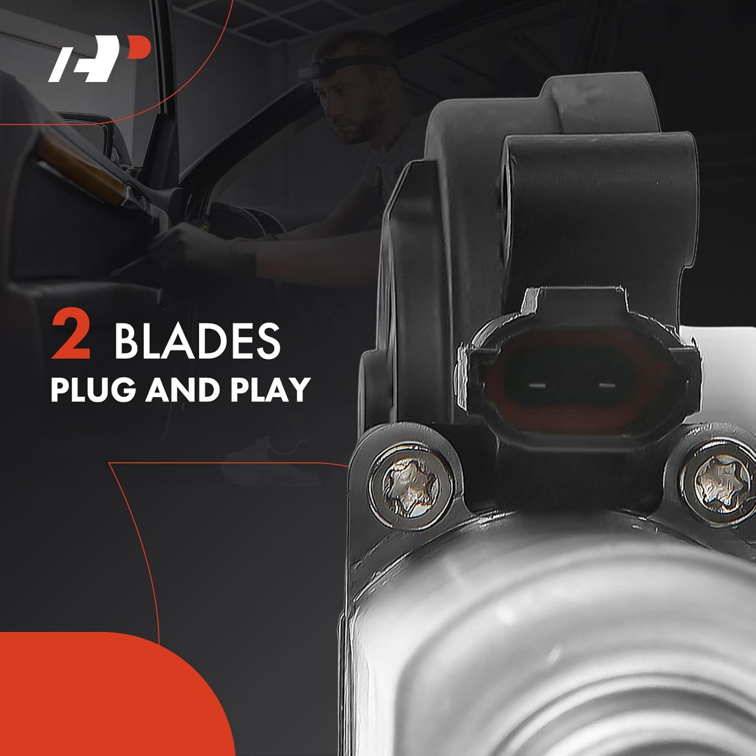 A-Premium Power Window Lift Motor Compatible with Buick LeSabre 2000-2005 & Pontiac Grand Am 1999-2005, Bonneville & Oldsmobile Alero 1999-2004, Aurora 2001-2003, Replace# 12481874, 12481876
