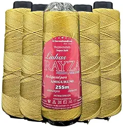 Linha Rayza Ideal para Amigurumi - Cor 027 Ouro Fino
