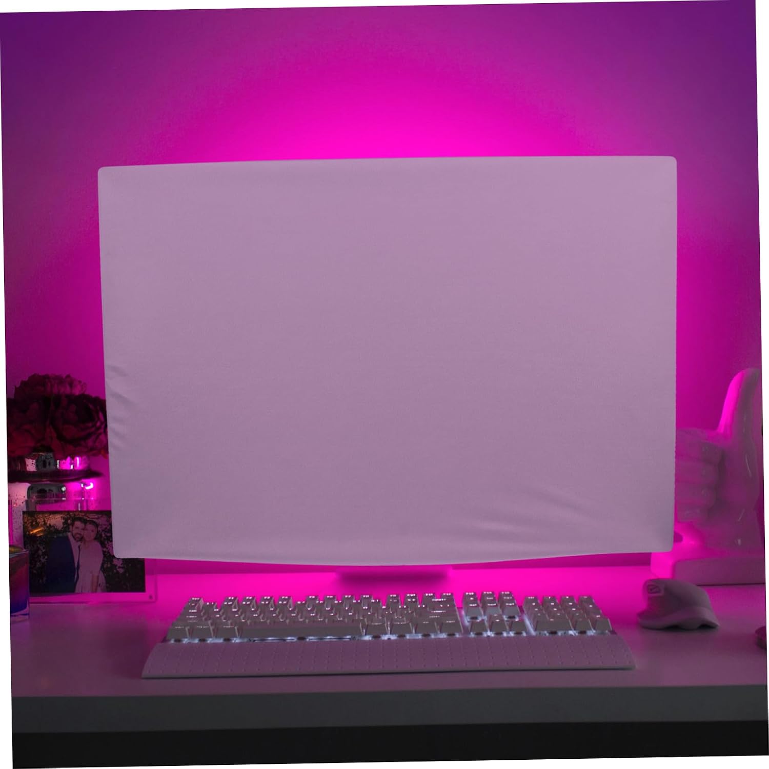 Screen Protector Lcd Display Cover Monitor Dust Cover Stretchable Washable Soft Scratch Resistant Full Protection
