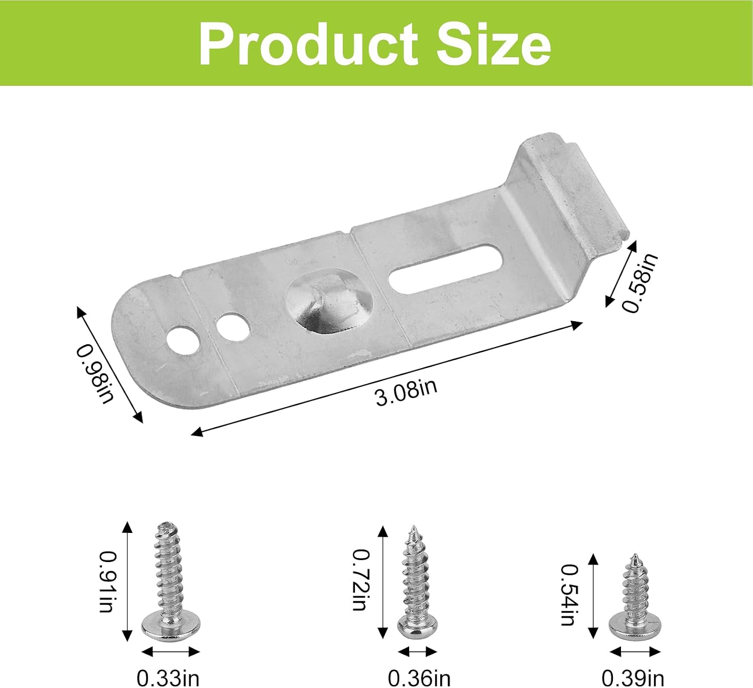 DD94-01002A Dishwasher Mounting Bracket Assembly Kit Compatible With Samsung Dishwashers Replaces 2077601 AP4450818 PS4222710 PD00007402, Includes 2 x Mounting Brackets, 6 x Mounting Screws