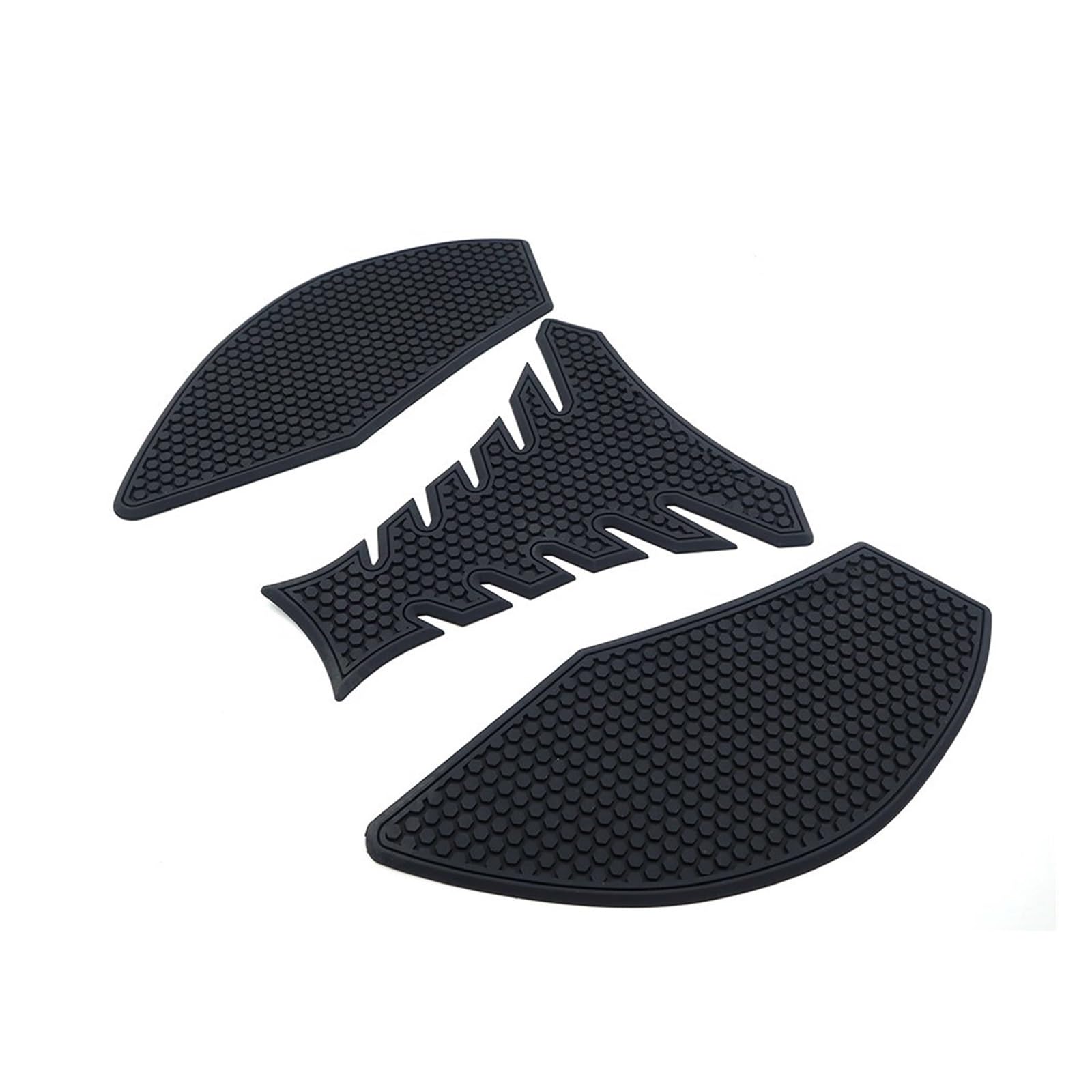 Protección de la almohadilla del tanque Almohadilla de depósito para motocicleta, pegatina de protección de tanque de combustible, almohadilla de goma, almohadillas de tracción para agarre de rodilla