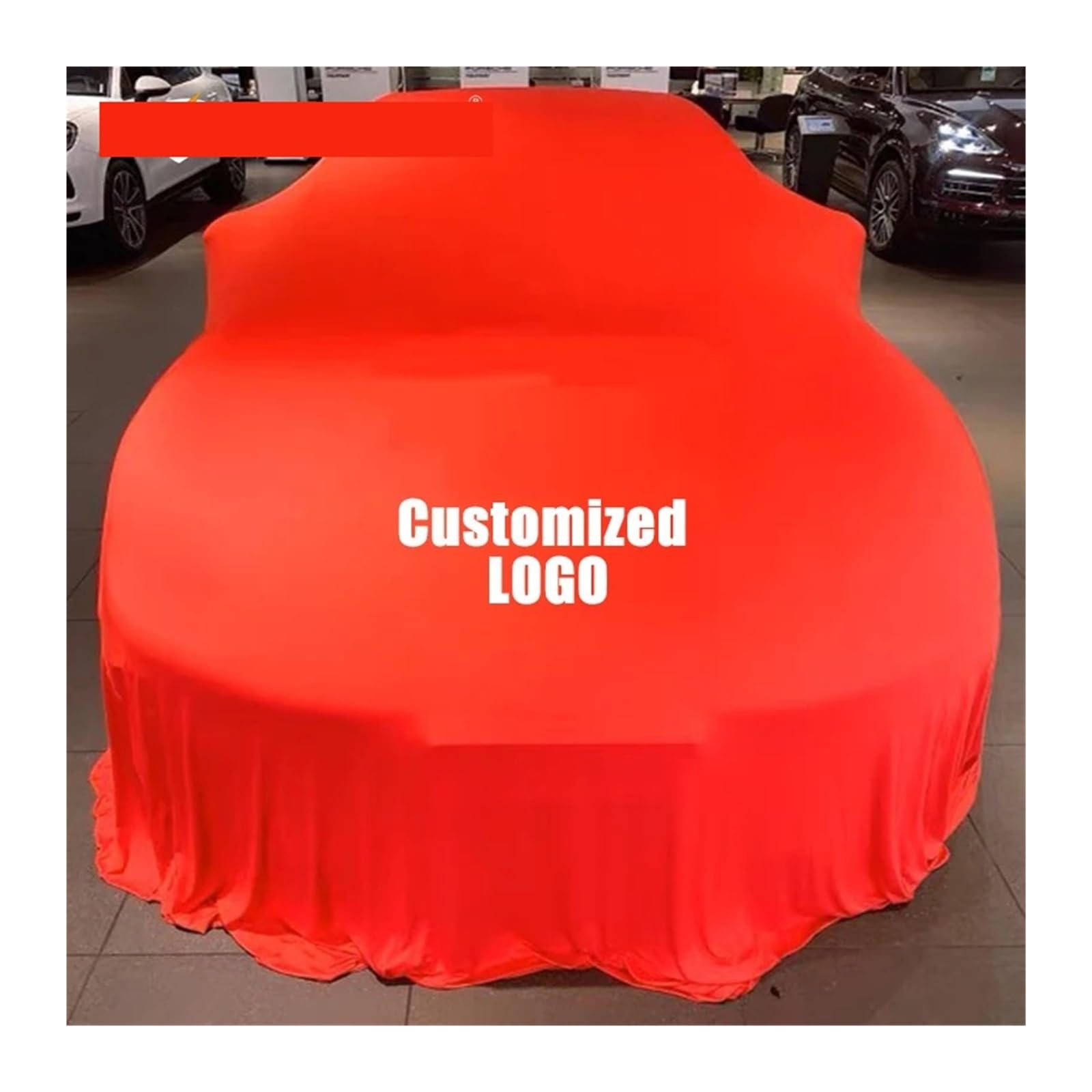 Car Auto Show Special Unveiling Cloth 4S Car Beauty Sun Protection Cover Elastic Covers Customizable Logo B SUV — view 3