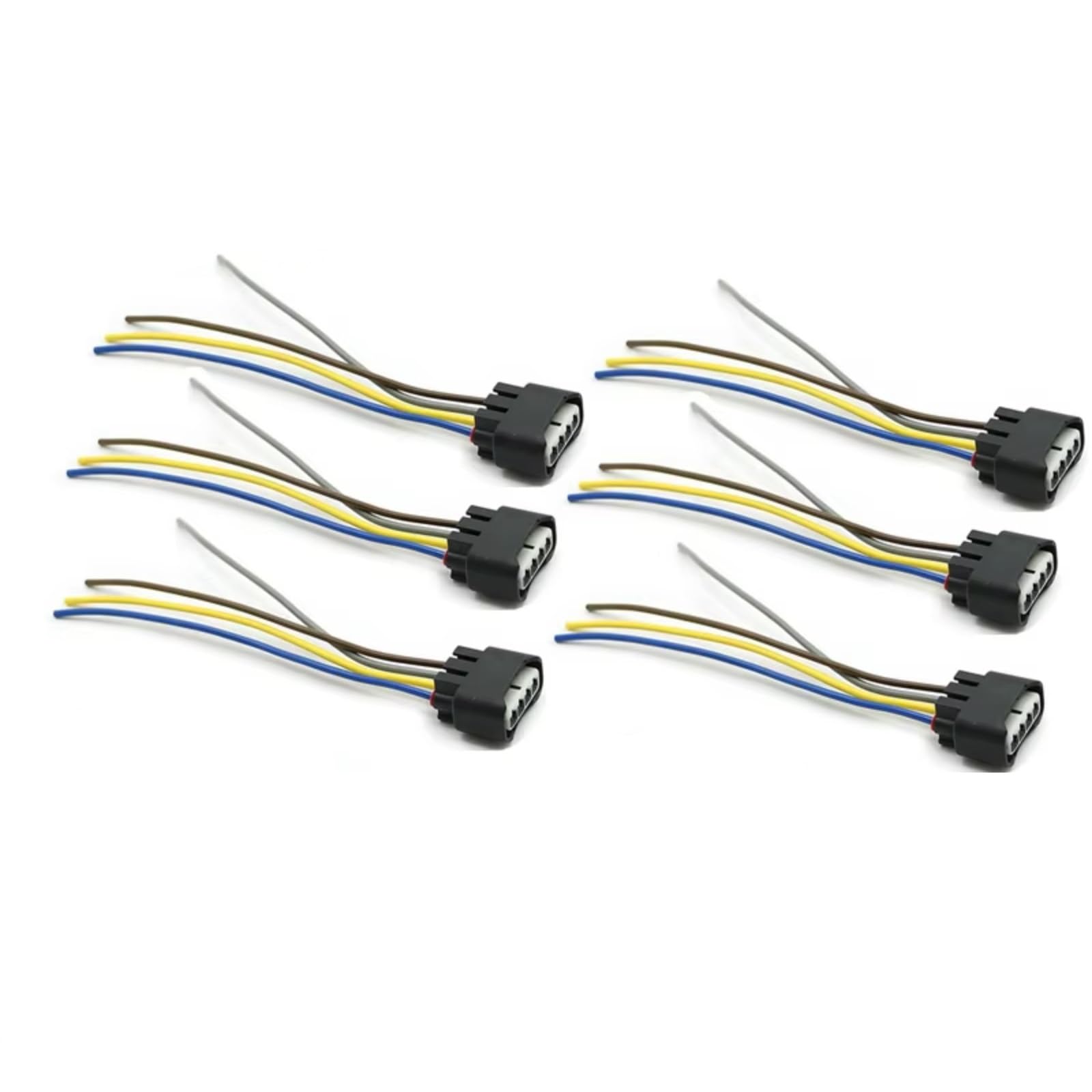 Kfz-Stecker für Scion TC 2005 2006 2007 2008 2009 2010 Zündspulenstecker-Kabelbaum Ersatzteile 90980-11885 (6 Stück)