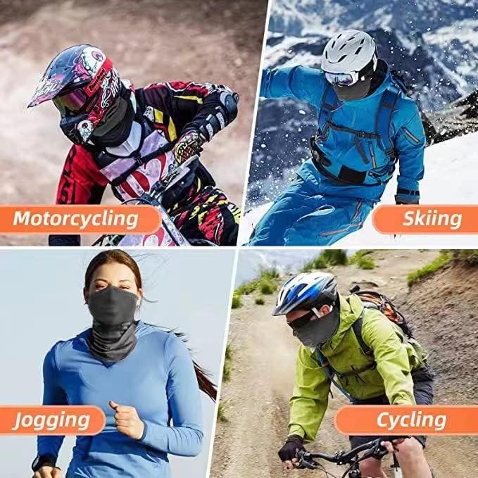 Miniatura 6 de Máscara facial de medio pasamontañas para deportes al aire libre