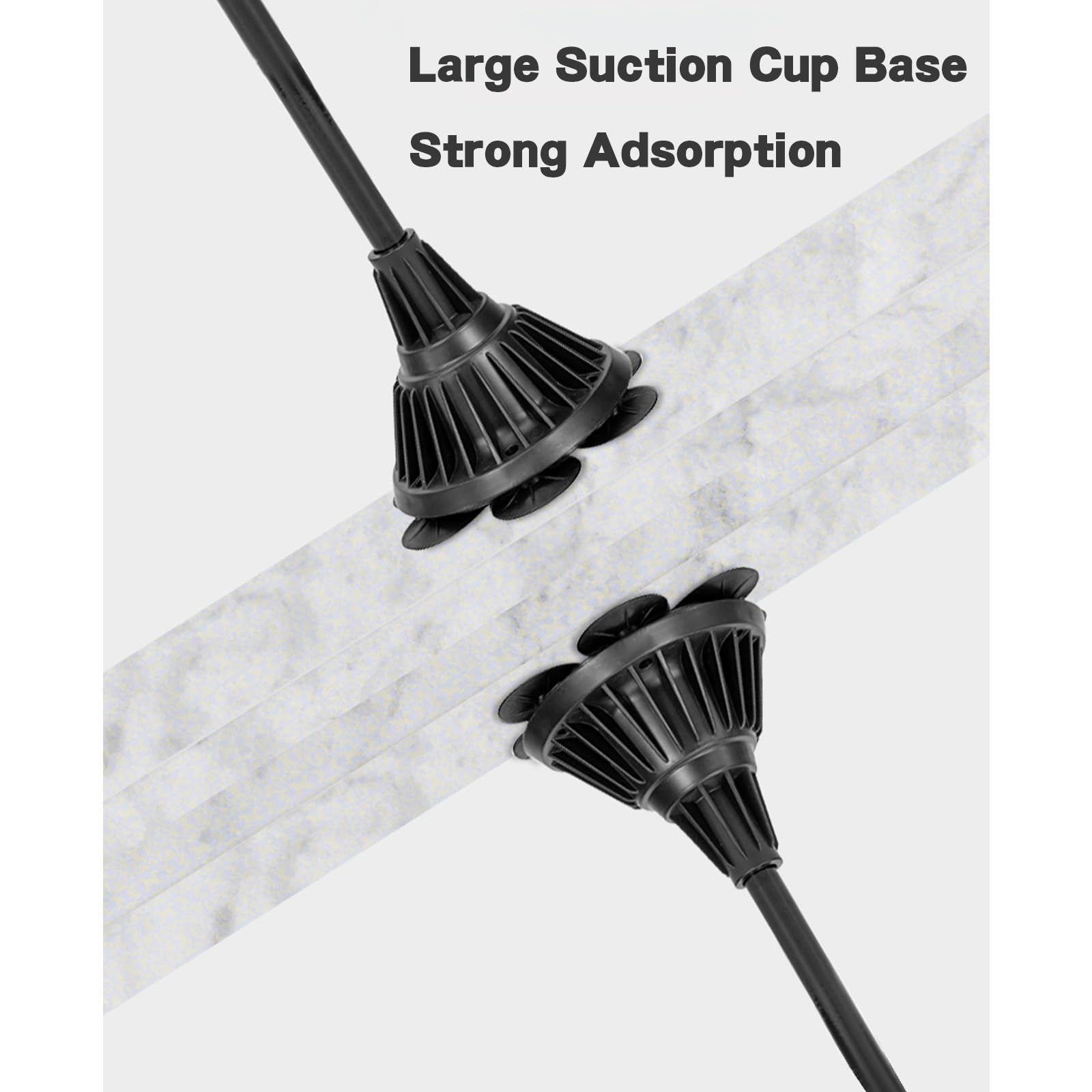 Punching Ball Speed Ball,Reflex Evasion Ball,with 6 Suction Cups,Height Adjustable 120-160cm,for MMA Taekwondo Muay Thai Training Sandbags