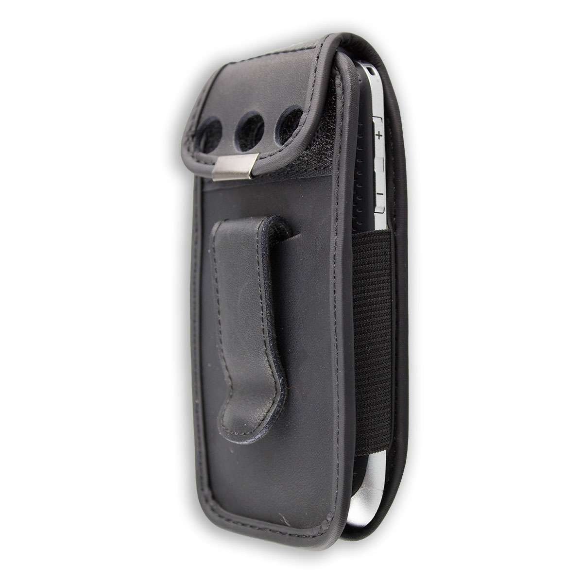caseroxx Leather-Case with belt clip compatible with Emporia Euphoria V50 / Active V50 4G made from genuine leather - Image 3