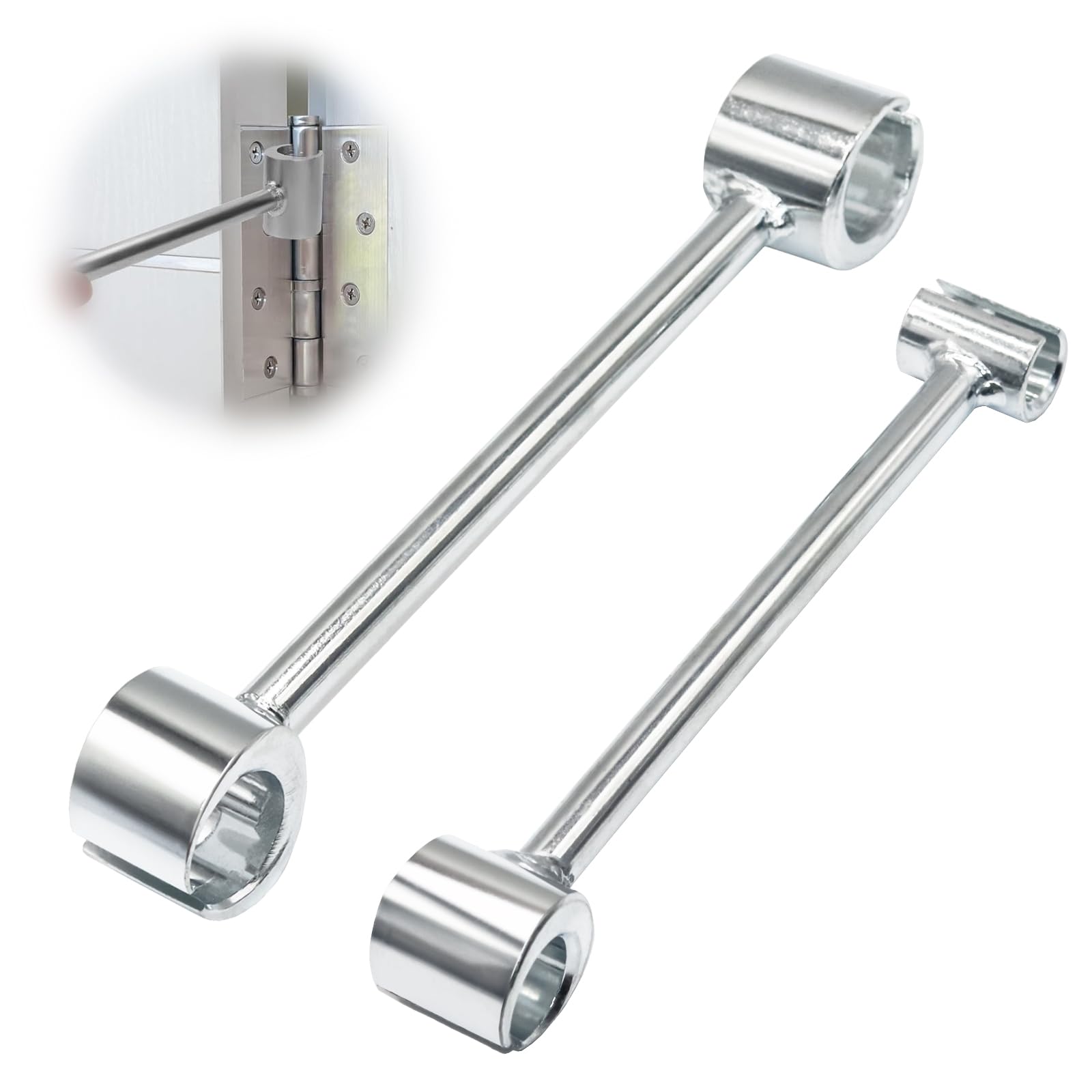 Hinge Gap Adjusting Wrench – Professional Door Hinge Repair Tool, 0.9-0.98” Dual-Head Steel Wrench For Fire & Security Doors