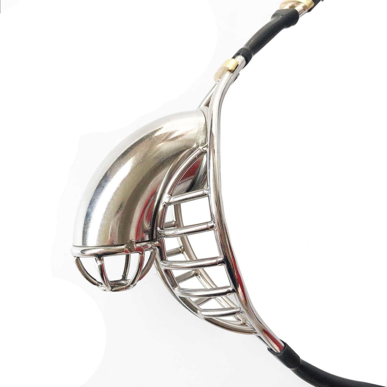 Chastity Belt Men Metal Ceinture De Chasteté Homme Acier Cage À Pénis Serrure Métal Plate Urètre Pink Male Sissy Ceintures Inversée Black 90-110cm