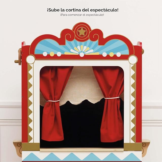 Foto 4 de 7 de Le Toy Van - Wooden Educational Puppet Theatre, Kids Role Play Toy
