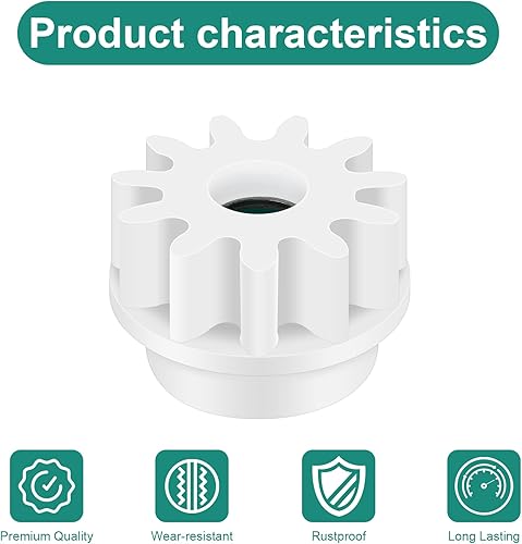 Miniatura 4 de Piñones de repuesto para escoba con pedal de trapeador fácil para Vileda para O-Cedar Easywring RinseClean (4 piezas)