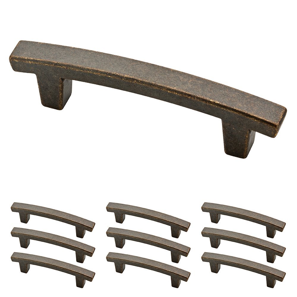 Franklin Brass P29519K-WCN-B Pierce Kitchen or Furniture Cabinet Hardware Drawer Handle Pull, Warm Chestnut, 3" (76mm)