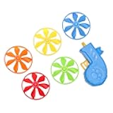 Mobestech Interactive Cat Fetch Flying Disc Launcher Chasing Exercise Game for Indoor and Outdoor Cats for Stimulating Active Play Random Style