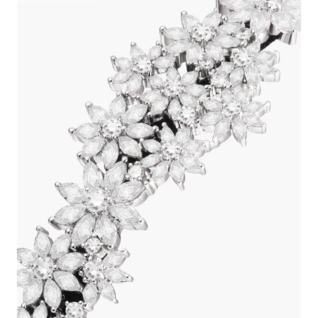 Bobinas Para El Cabello Con Cola De Caballo Gomas Hermosa flor de diadema diaria diadema de novia cinta horquilla cristal estilismo diadema cumpleaños navidad Bobinas para el cabello con cola de cabal