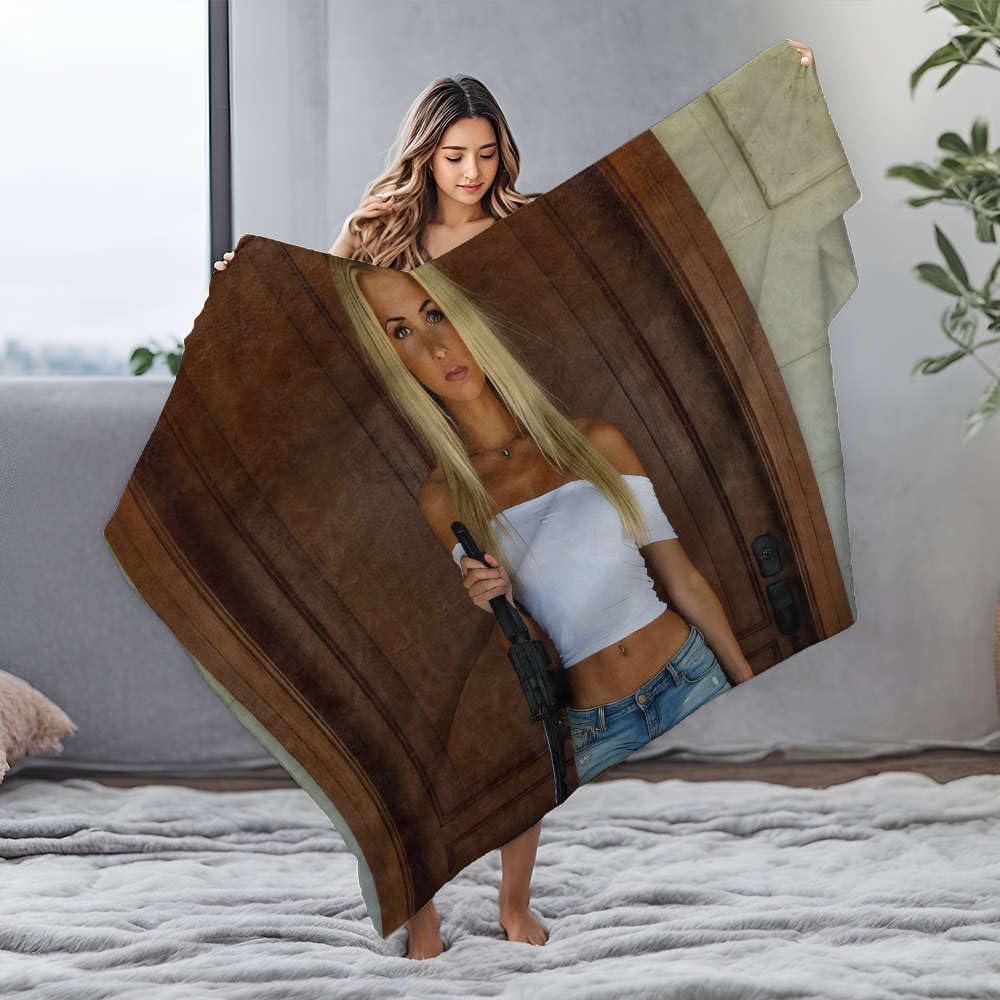 Couverture de Pâques personnalisée avec image pour vos soirées cinéma