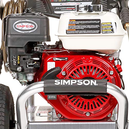 SIMPSON Cleaning ALH3228-S Aluminum Gas Pressure Washer Powered by HONDA GX200 3400 PSI at 2.5 GPM