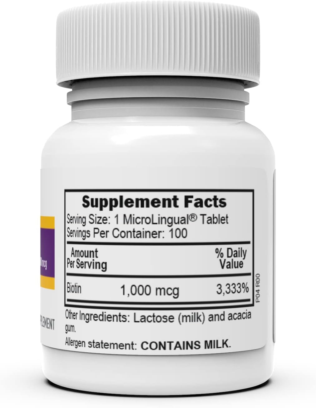 Superior Source Biotin 1000 mcg Sublingual Instant Dissolve Tablets - Hair, Skin, and Nails Growth Vitamins - 100 Count