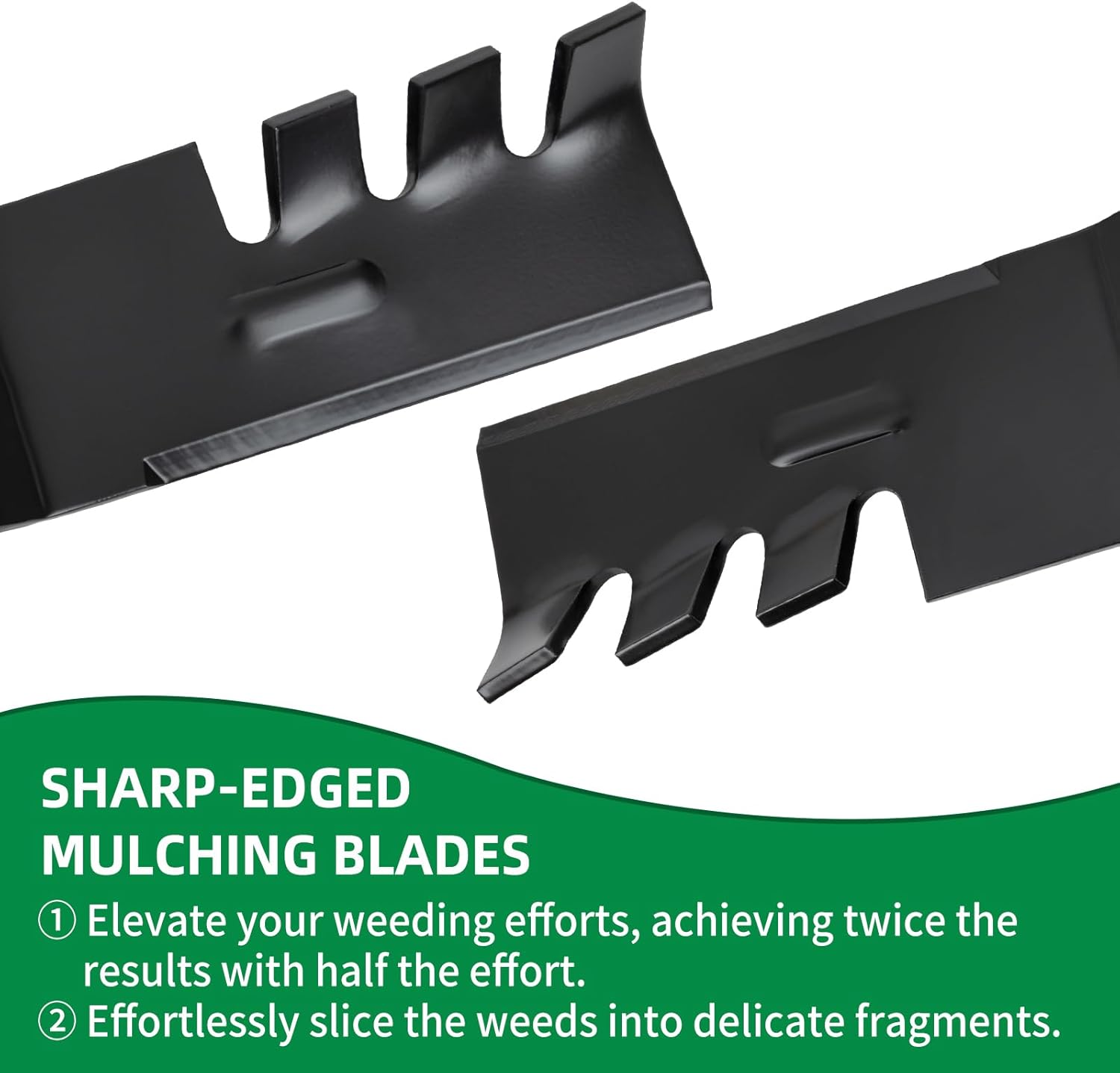 942-04417 Mulching Mower Blade 02005017 Compatibles with Cub Cad et/MTD 48'' Deck, 942-04417-X Toothed Blade Fit for GT2148 Recon Z-Force LZ48 Enforcer 48 Lawn Tractor, Replace 01005336
