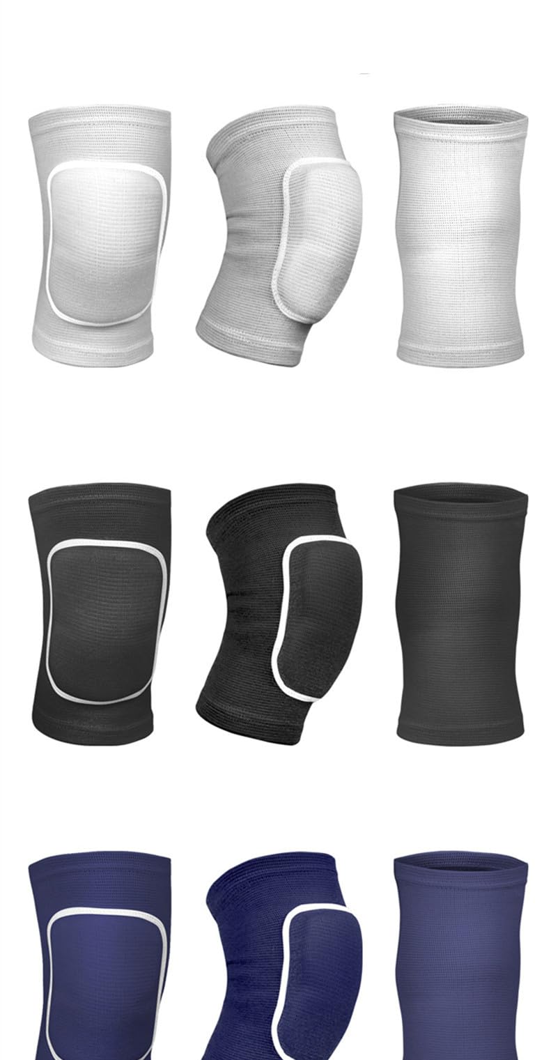 MINILUJIA Kinder Kniebandage, Schaumstoff, atmungsaktiv, flexibel, elastisch, 2 Stück, schwarz, X-Small