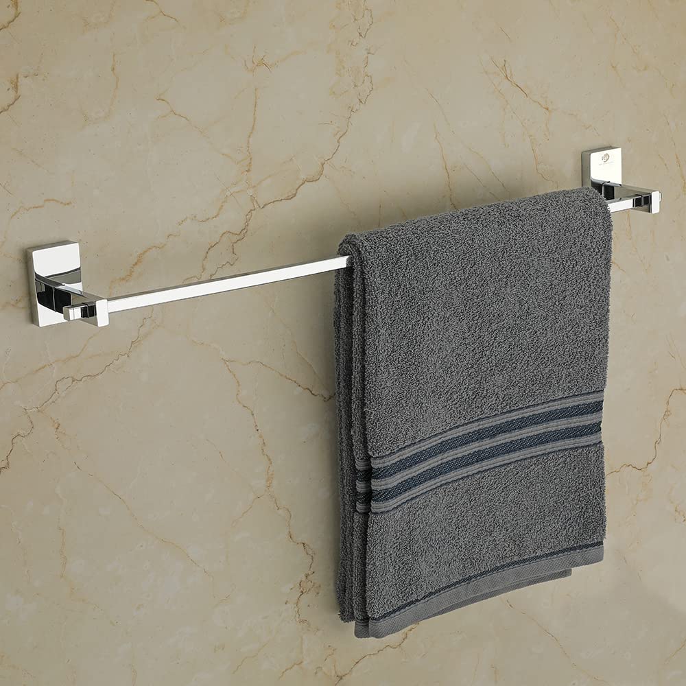 304 Stainless Steel Towel Rod | Towel Hanger Towel Rack for Bathroom | Stand | Bathroom Accessories (24 Inch - Chrome Finish, Orizon)