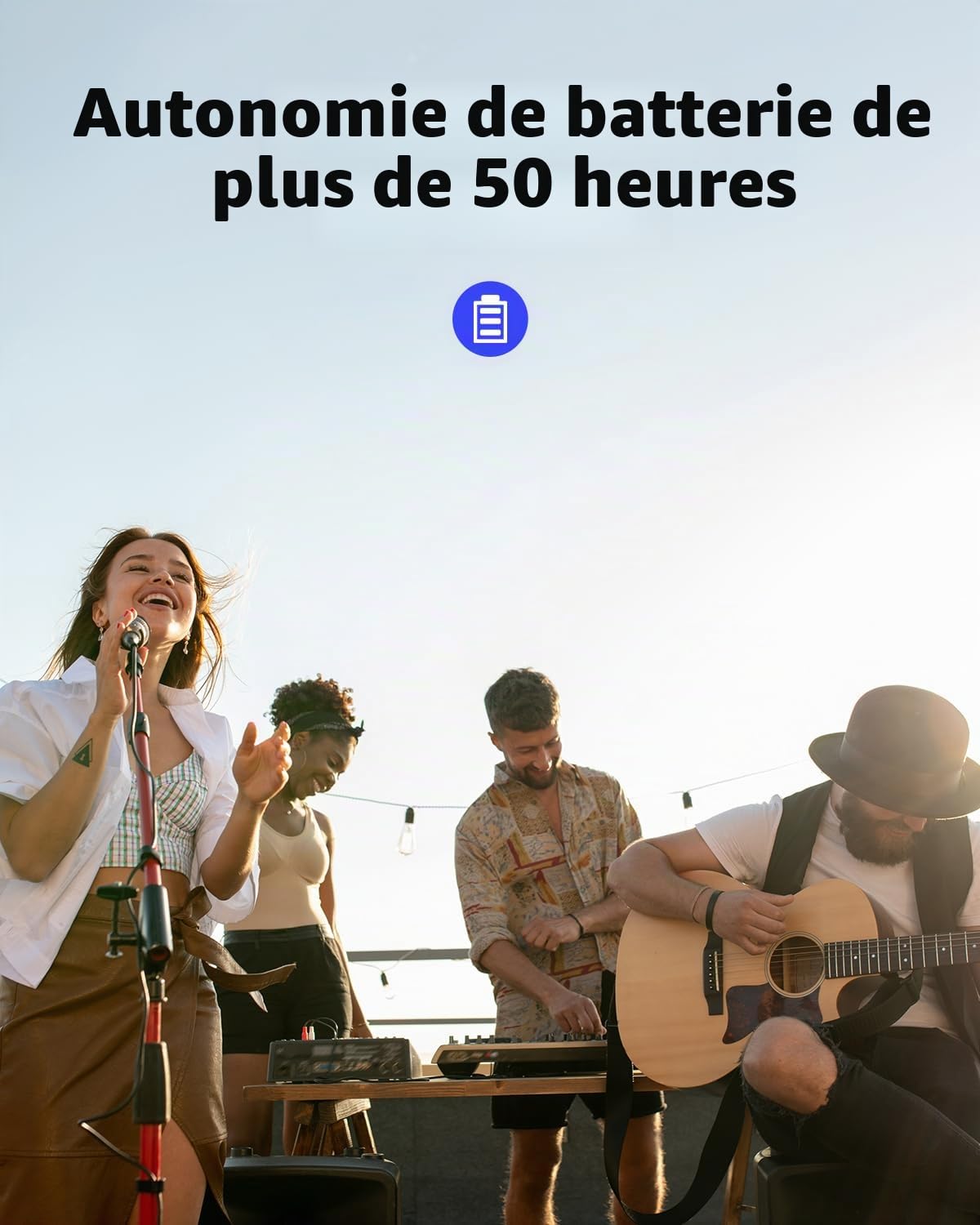 Donner Page Turning Pédale sans fil Rechargeable Silencieux Pour Tablettes, Téléphone, Pédale, Noir