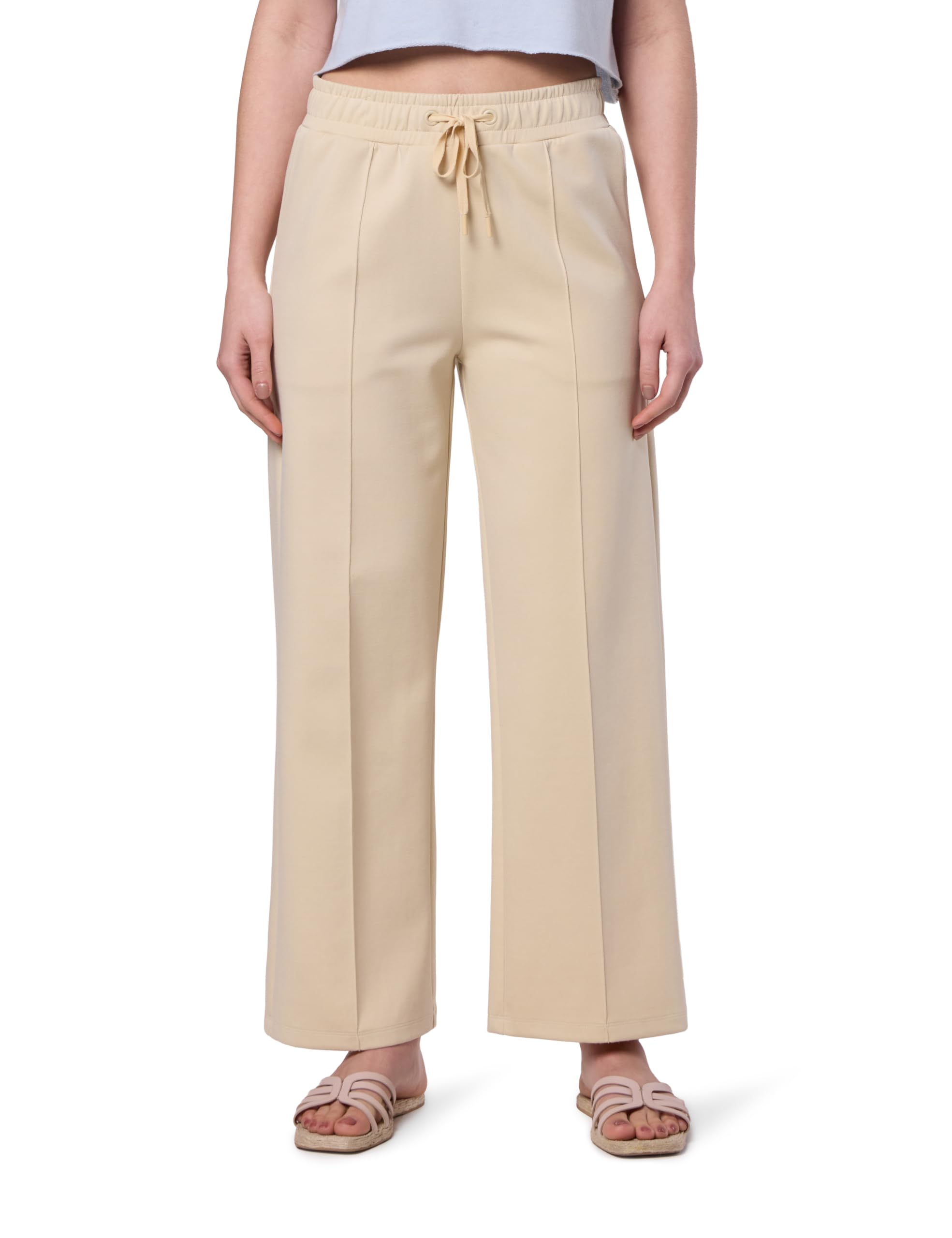 symbol premium Women's Loose Wide-Leg Mid Rise Ankle Length Lounge Pant (Available in Plus Sizes)-picture-12
