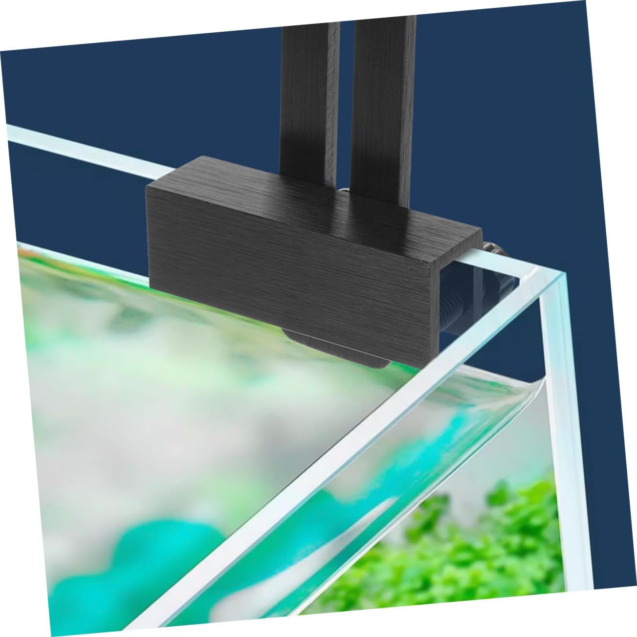 2pcs Aluminum Alloy Fish Tank Light Stand Sturdy Clip Holder for Aquarium Lighting Easy Installation for Optimal Illumination of Aquatic Environments