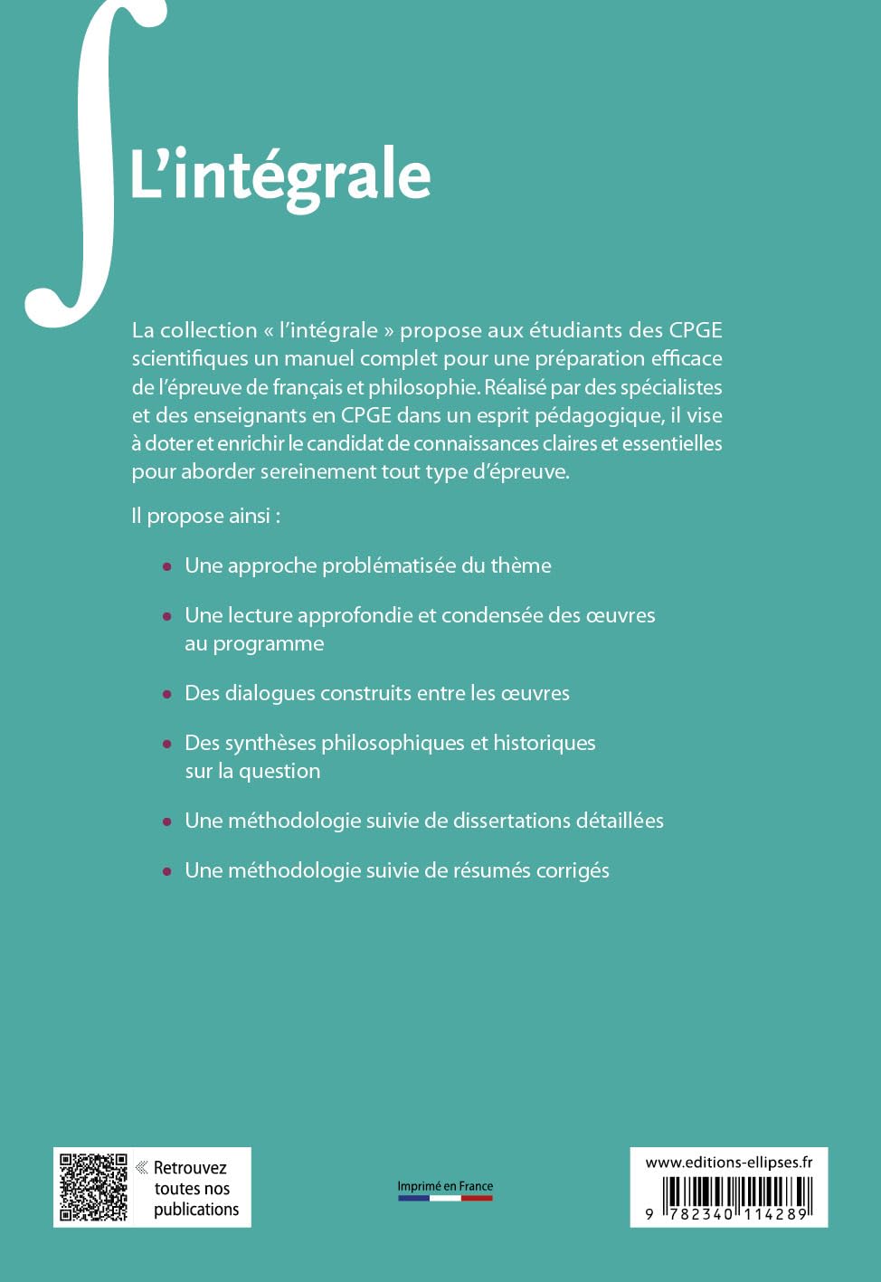 Les arcanes de la création: Concours 2027-2028