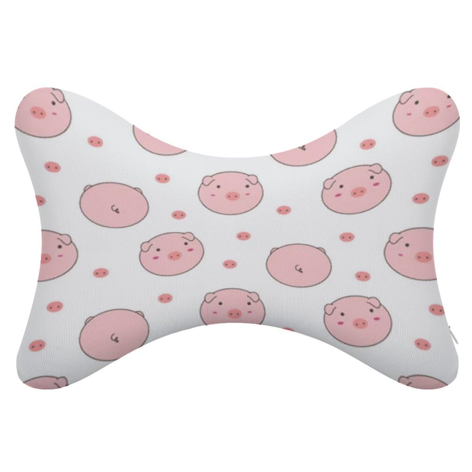 Adfgyerh Style Smiling Pillow ，Memory Foam Pillow Core，Cushion,Provide Neck Support，Car Pillows For Travel Car Seats And Home Offices.