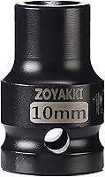 Vista 16 de Enchufe de impacto profundo de 1/2" x 19 mm de 6 PT, CR-MO, enchufe de tuerca de eje de 1/2 pulgada de 6 puntos para fácil remoción de tuercas