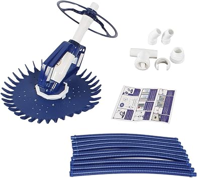 VINGLI Swimming Pool Vacuum Cleaner Automatic Sweeper with 33FT Hoses