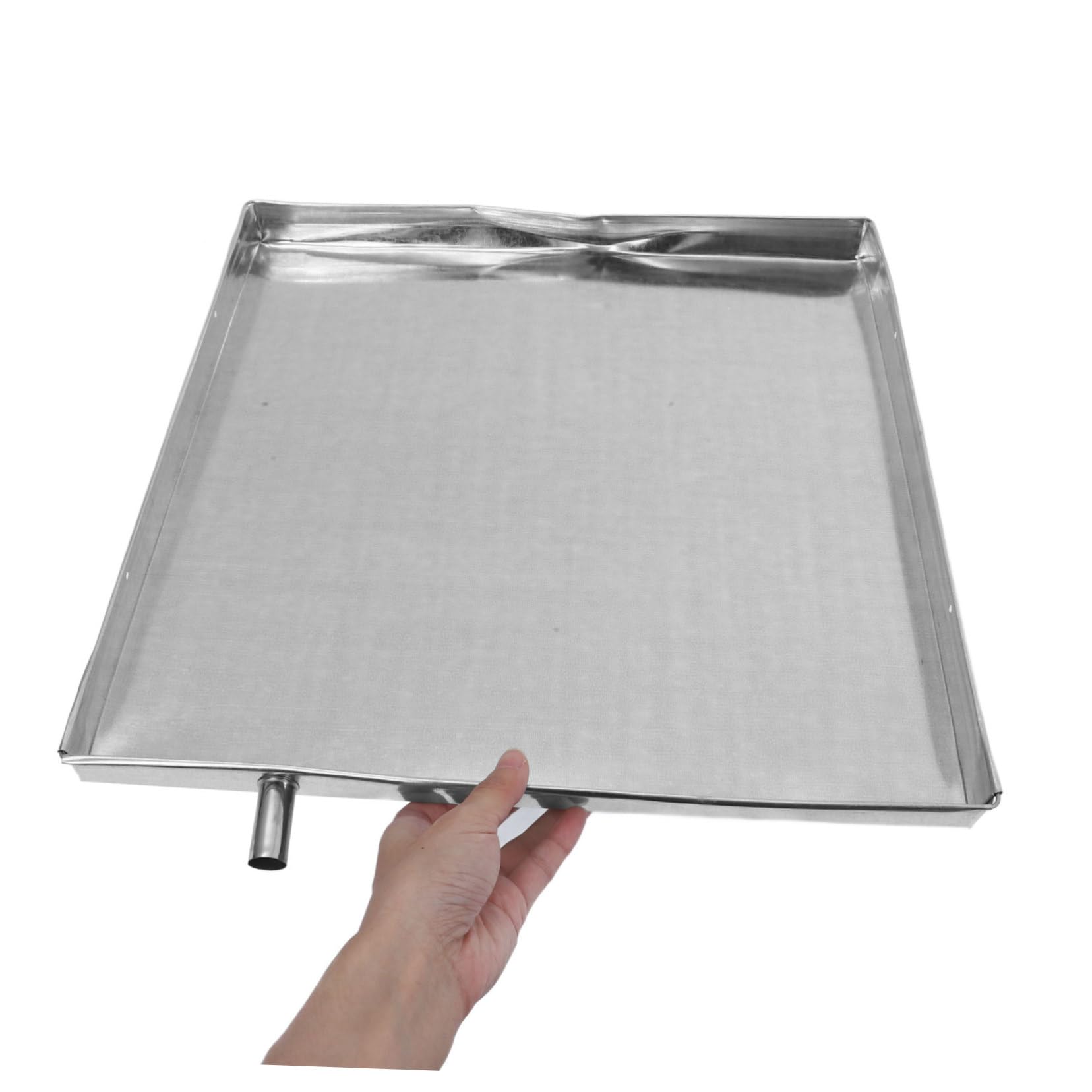Plateau De Récupération D'eau Pour Climatiseur Extérieur Bac à Gouttes En Galvanisé Réservoir Étanche Pour Drainage Des Accessoire Pour Unité De
