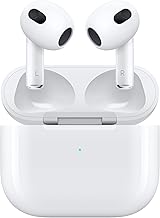 Apple AirPods (3rd Generation) EarPods with Lightning Charging Case & Apple 1-Year Limited Warranty