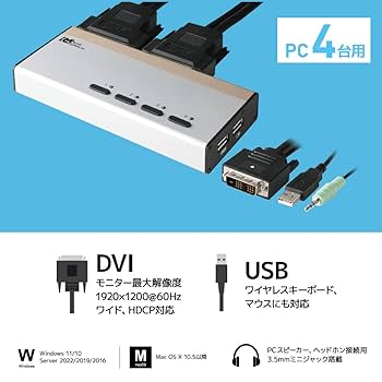 Amazon.co.jp: ラトックシステム(RATOC Systems) DVIパソコン